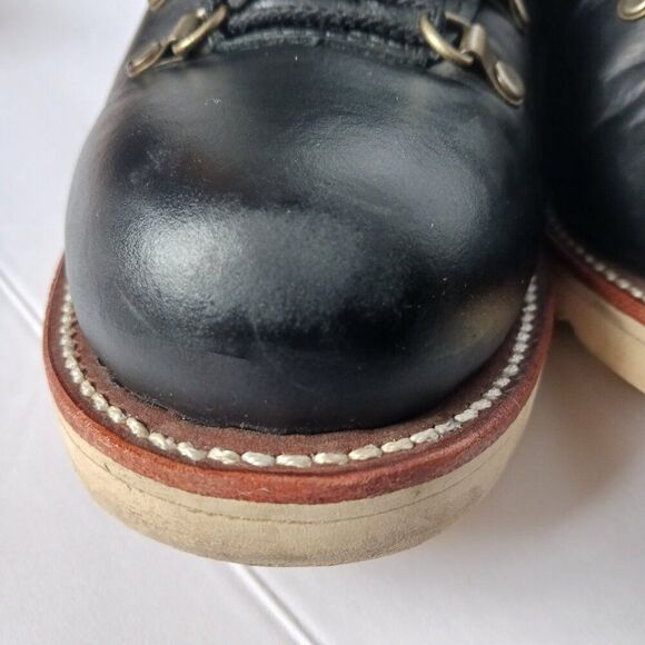 Chippewa Men's Boot Size 9EE (Extra Large) Black Leather - Picture 4 of 12